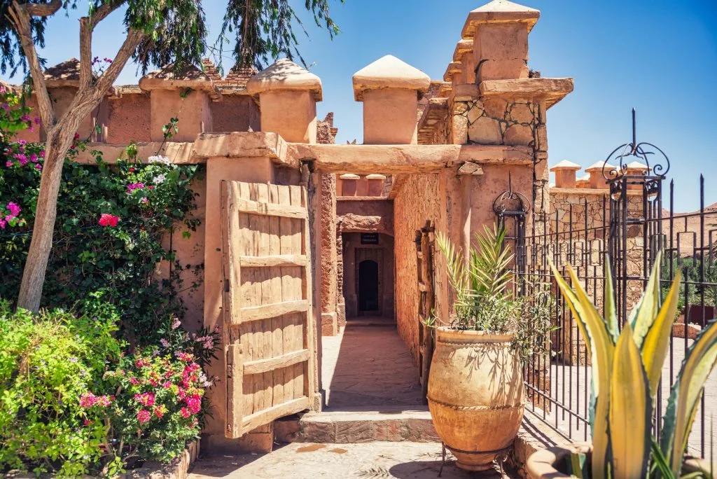 Entrance at Ksar Ighnda