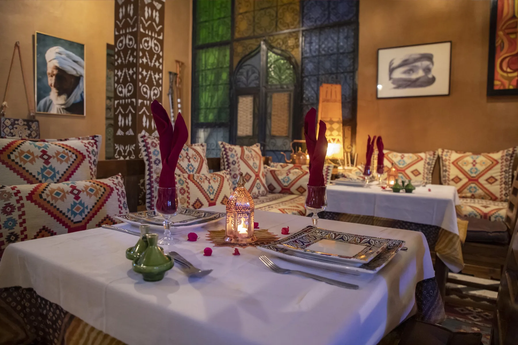 Le Petit Riad dining room
