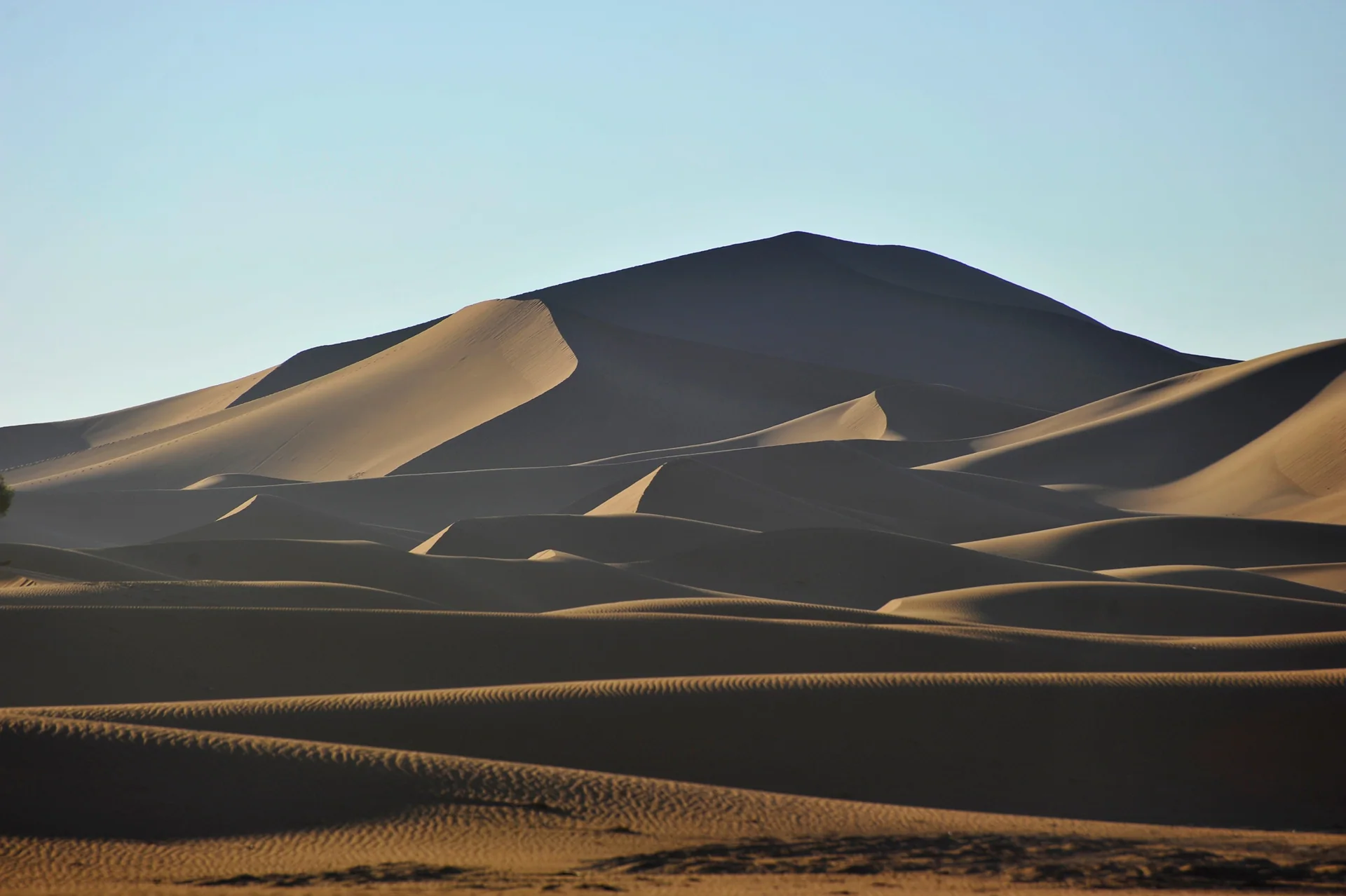 Erg Chegaga dunes. The two-day trip also offers a nearer M’Hamid dune option.