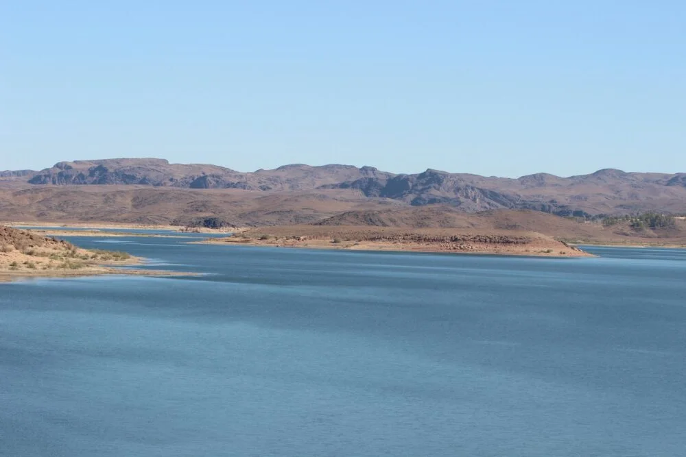 Mansour Eddahbi reservoir near Ouarzazate.