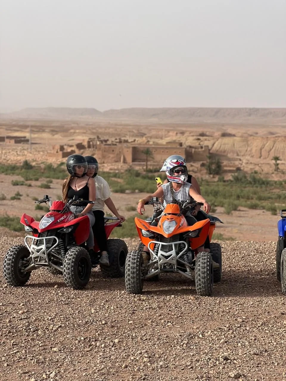 Quad — Aït Ben Haddou — operator photograph.