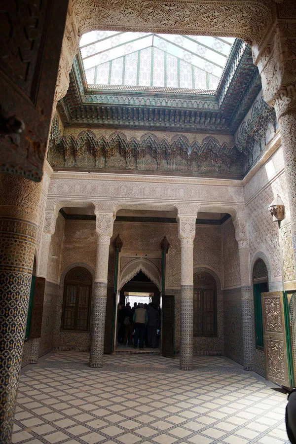 Cour intérieure de la kasbah de Telouet.